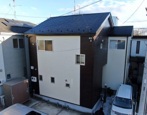埼玉県八潮市  屋根塗装・外壁塗装　10年目ハウスメーカー点検をきっかけに（S様邸）サムネイル