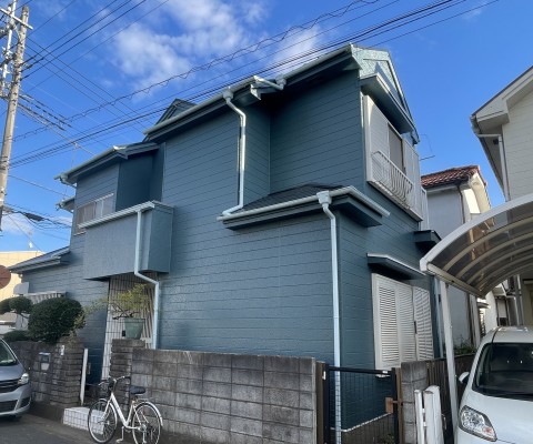 埼玉県飯能市双柳　屋根外壁塗装と雨漏り工事サムネイル
